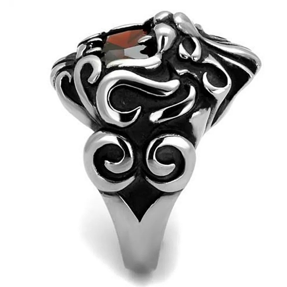 New men's stainless steel lion ring - Picture 2 of 6